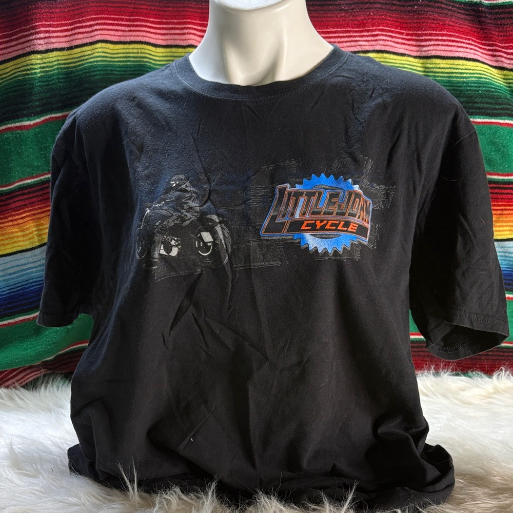 Littlejohn Cycles Black T-Shirt